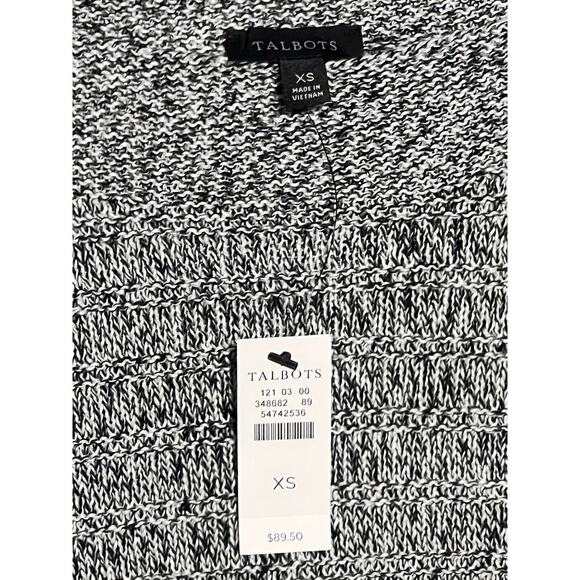 Talbots Black and White Blouse - Picture 3 of 5